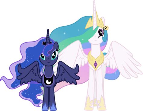 mlp celestia and luna